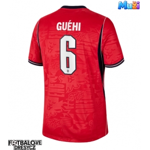 Anglie Marc Guehi #6 Venkovní Dres MS 2026 Krátký Rukáv Anglie Marc Guehi #6 Venkovní Dres MS 2026 Krátký Rukáv